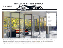 Tablet Screenshot of buildersfinish.com